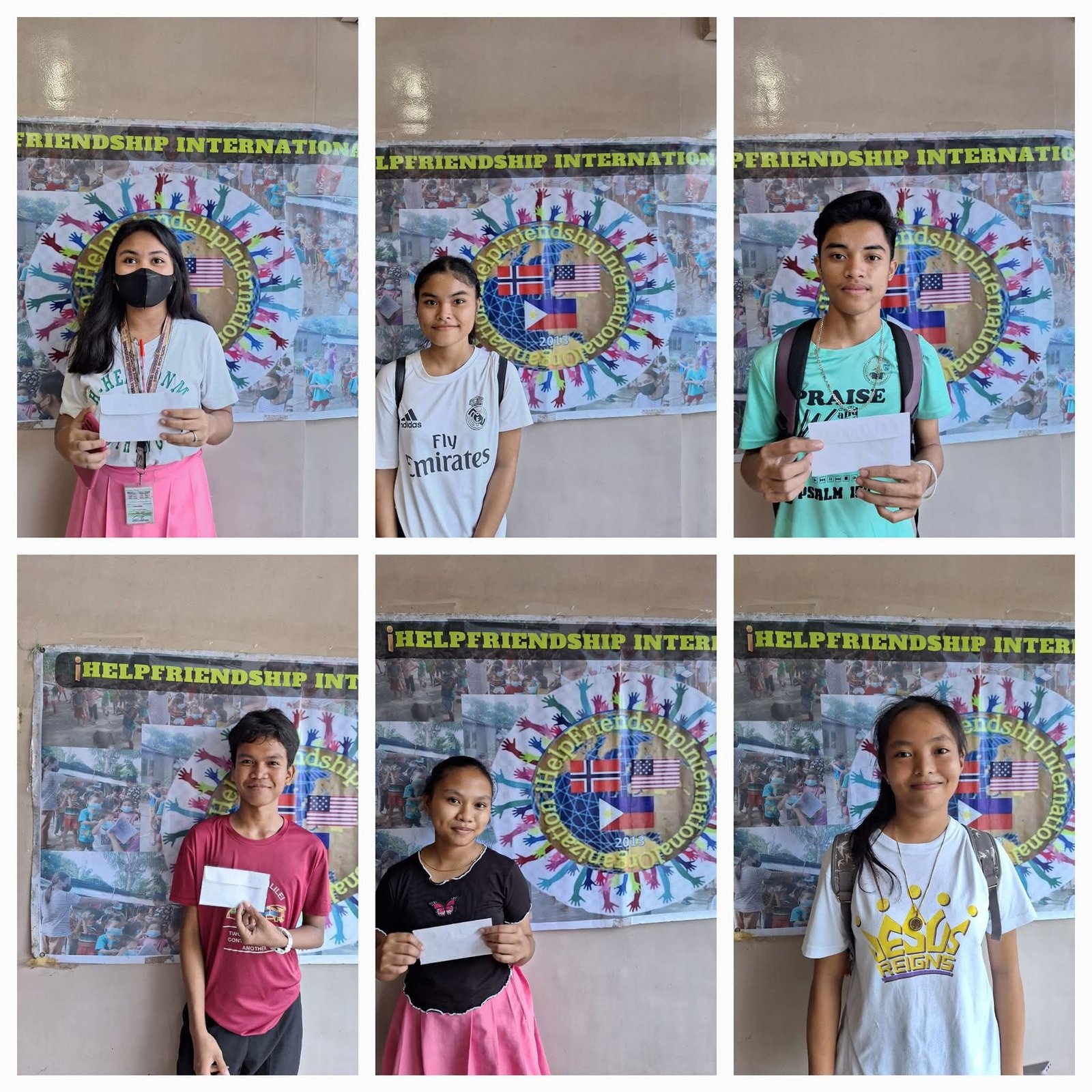 Collage of six scholarship program participants